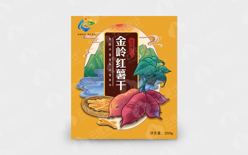 金岭干货系列包装设计